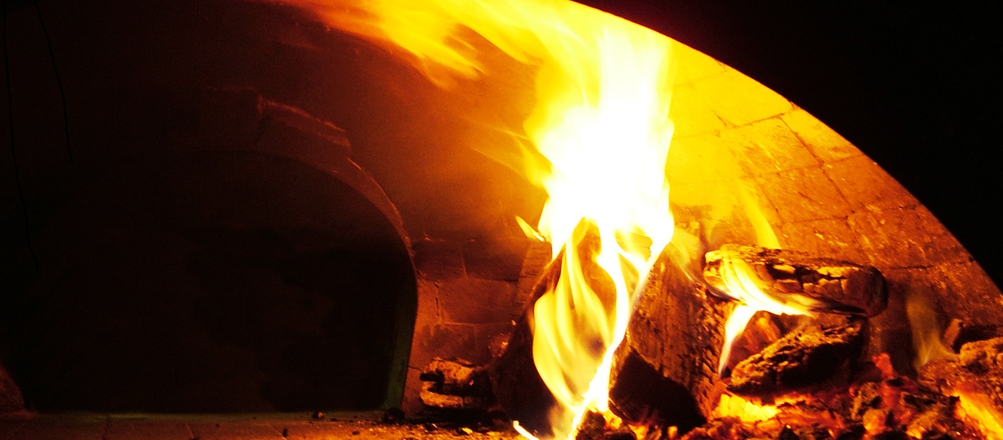 Old Winery wood burning pizza oven.